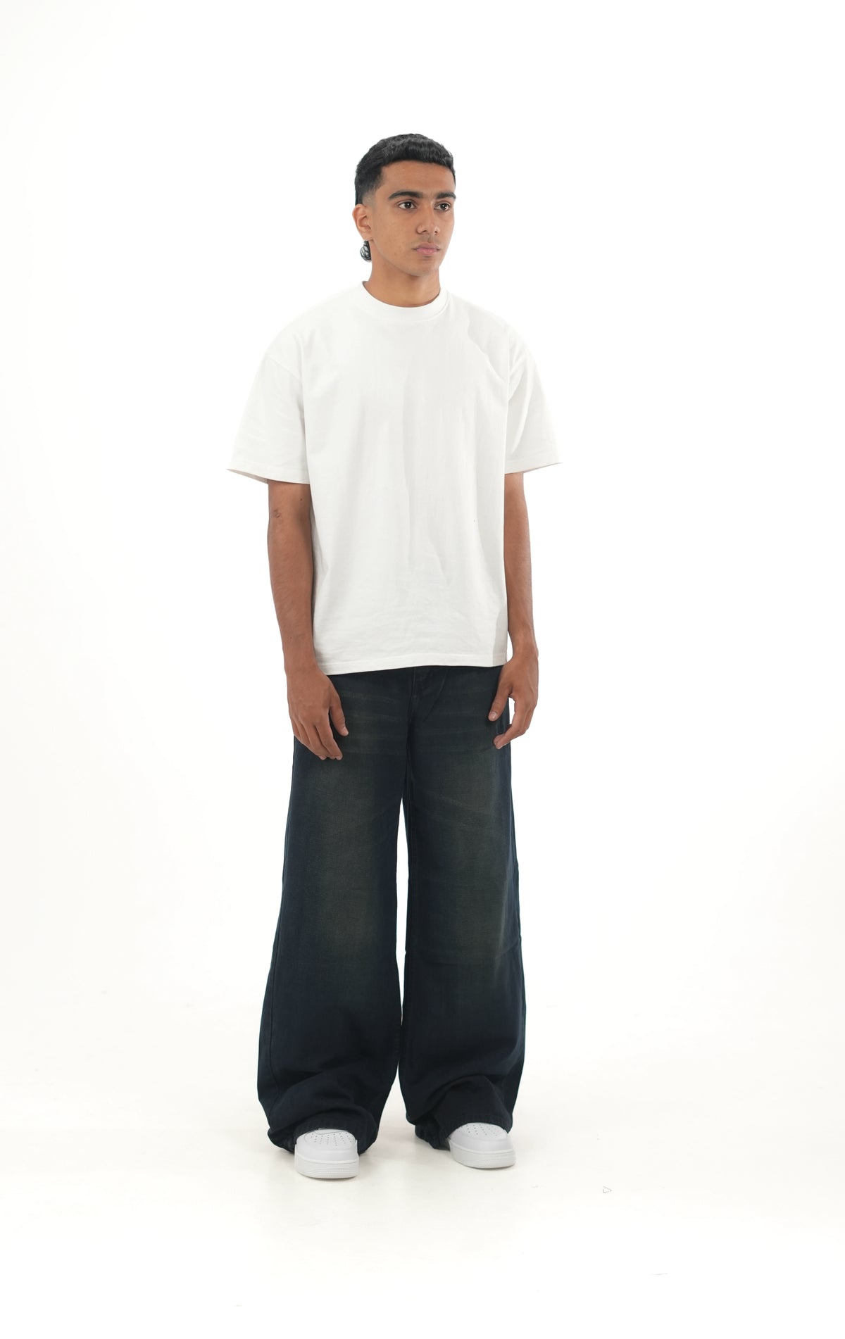 Noir Wide Fit Denim