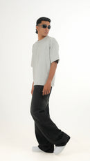 WF Grey Melange Boxy Tee