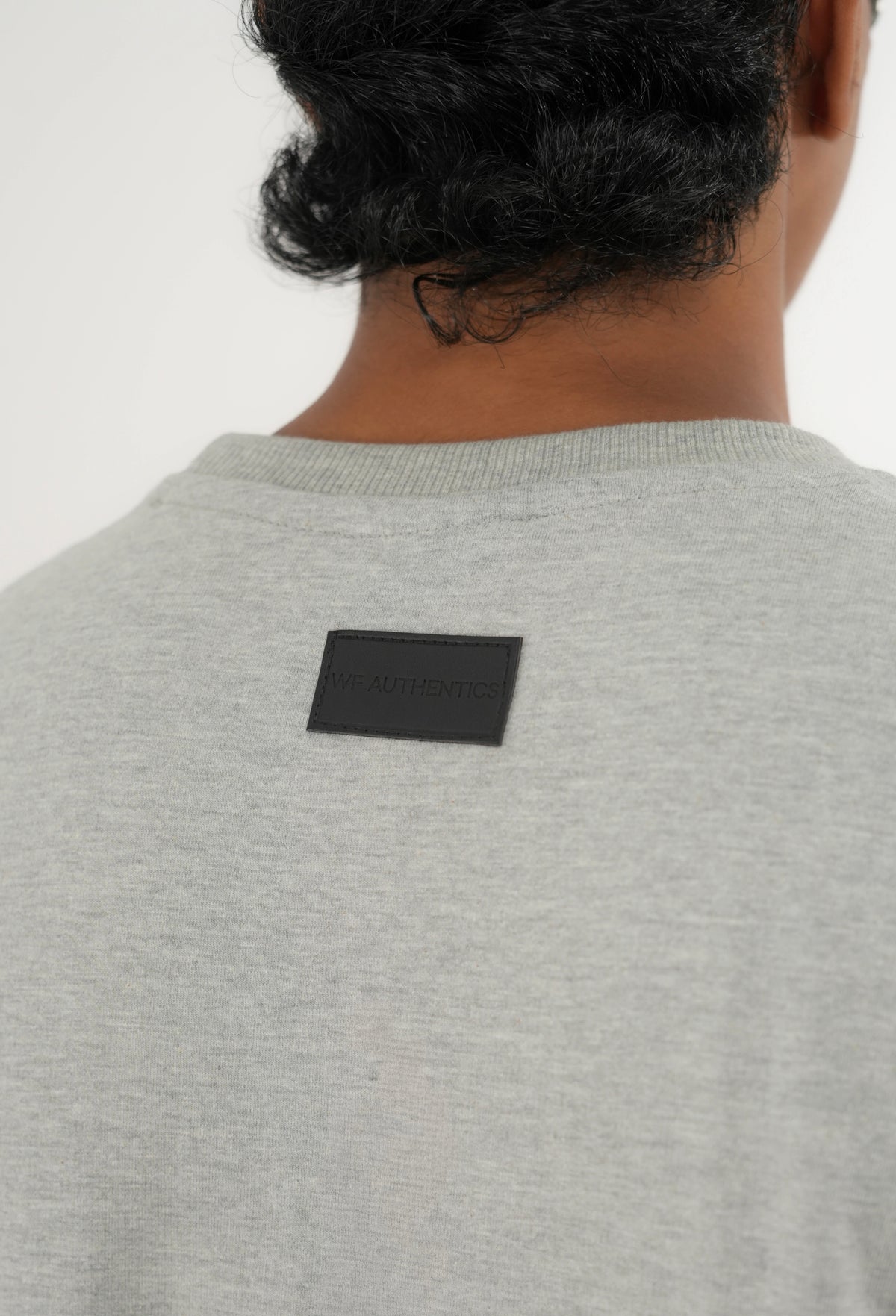 WF Grey Melange Boxy Tee