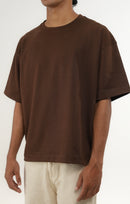 WF Chocolate Brown Boxy Tee