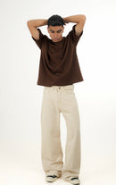 WF Chocolate Brown Boxy Tee
