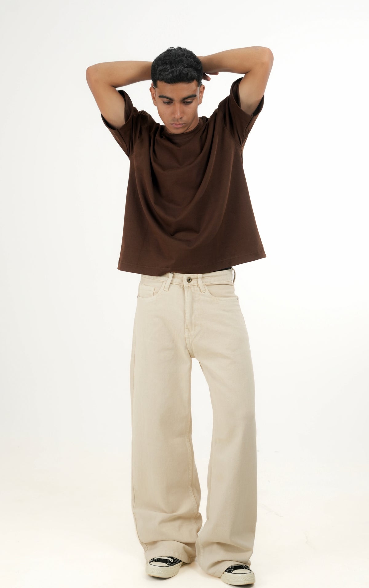 WF Chocolate Brown Boxy Tee