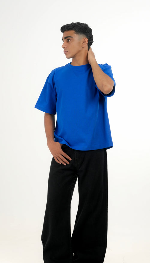 WF Royal Blue Boxy Tee