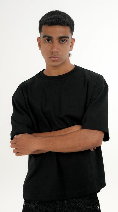 WF Black Boxy Tee