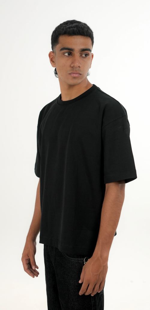 WF Black Boxy Tee