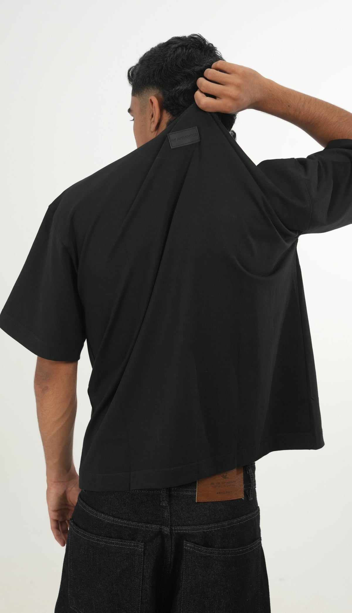WF Black Boxy Tee