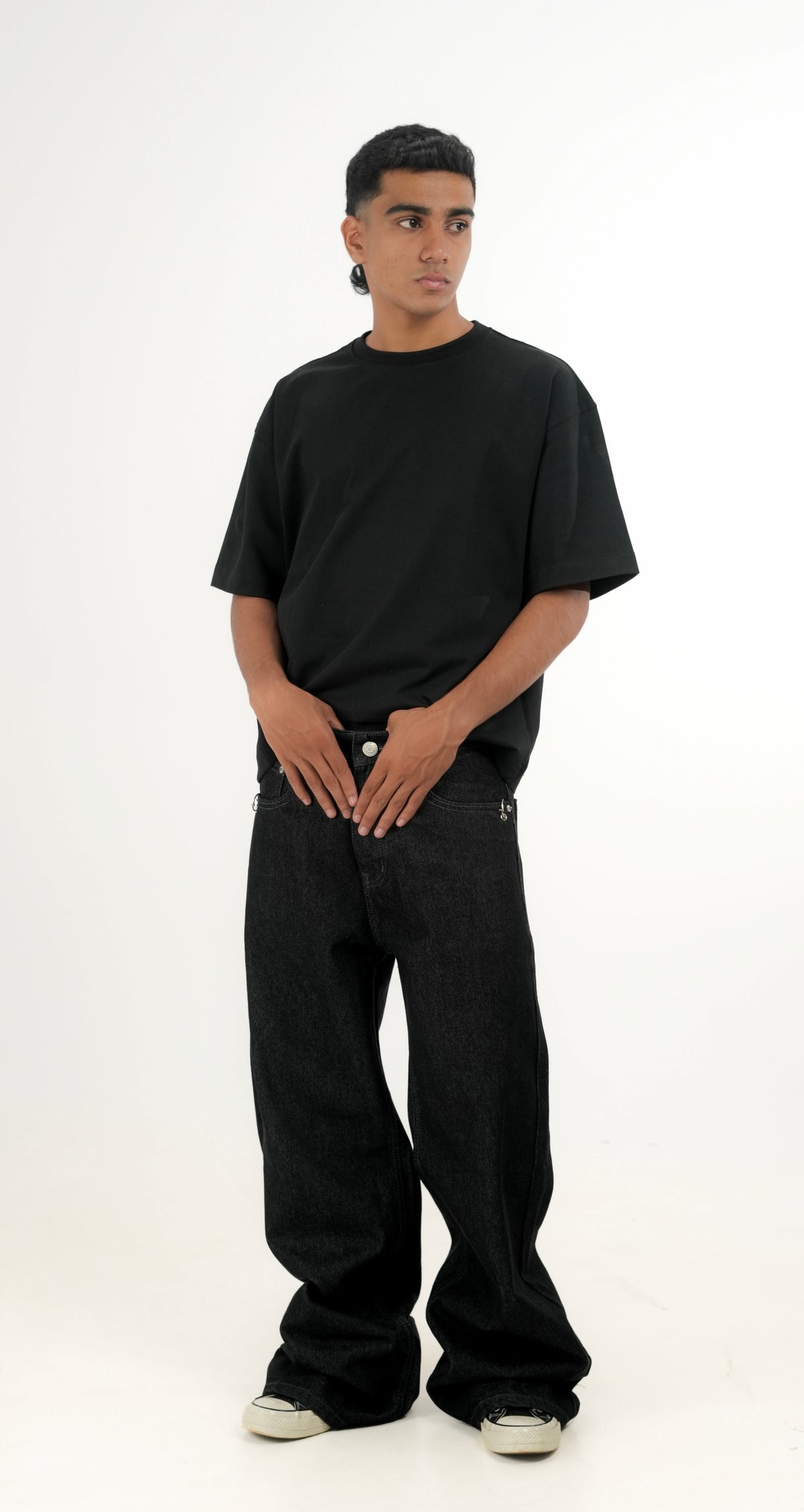 WF Black Boxy Tee
