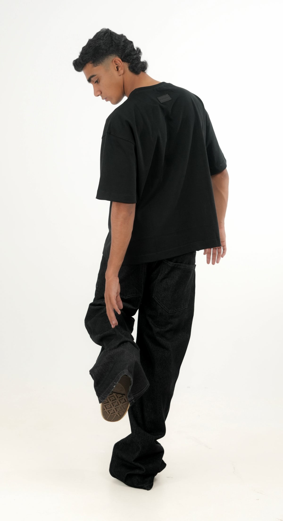 WF Black Boxy Tee