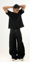 WF Black Boxy Tee