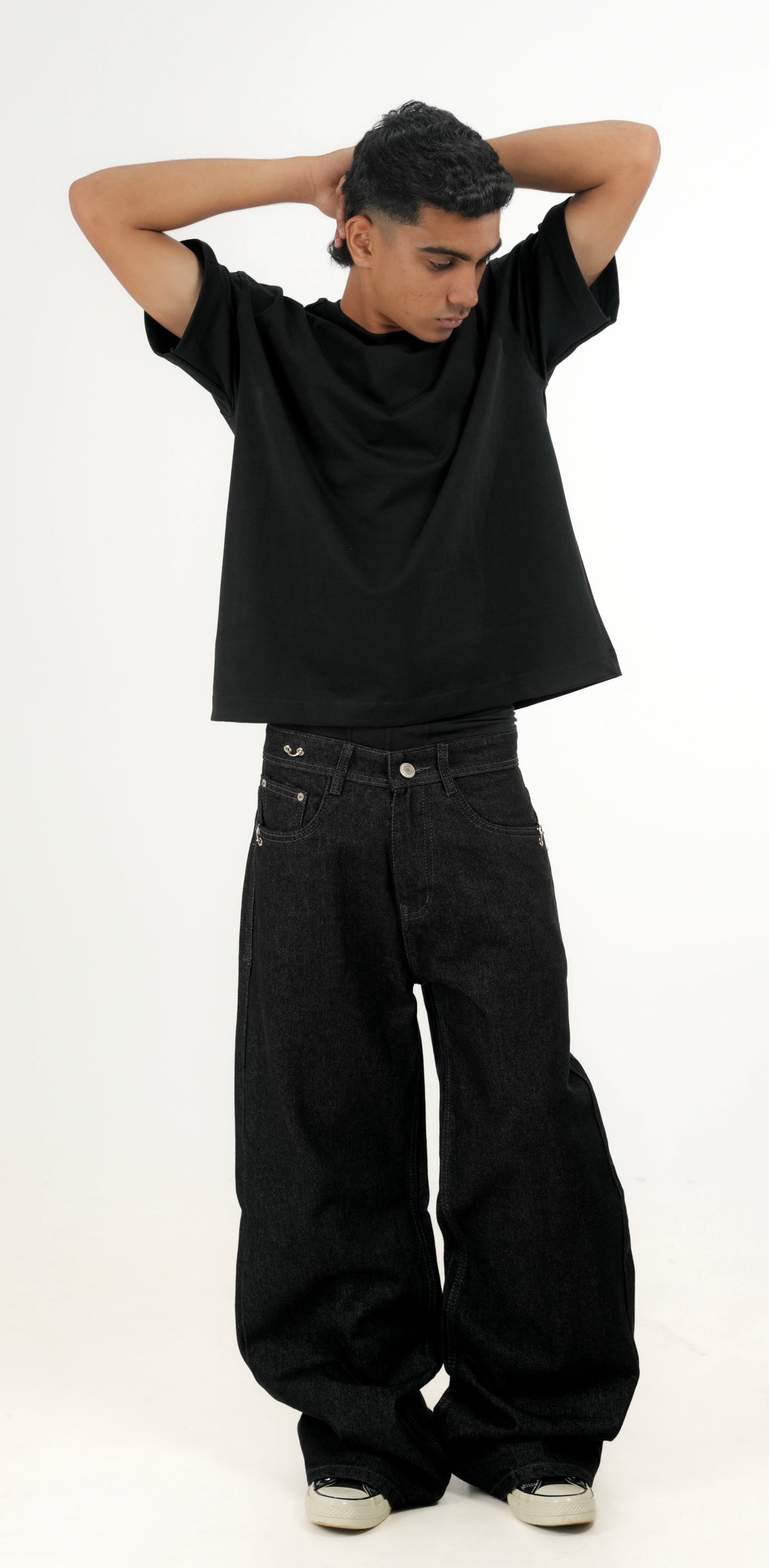 WF Black Boxy Tee