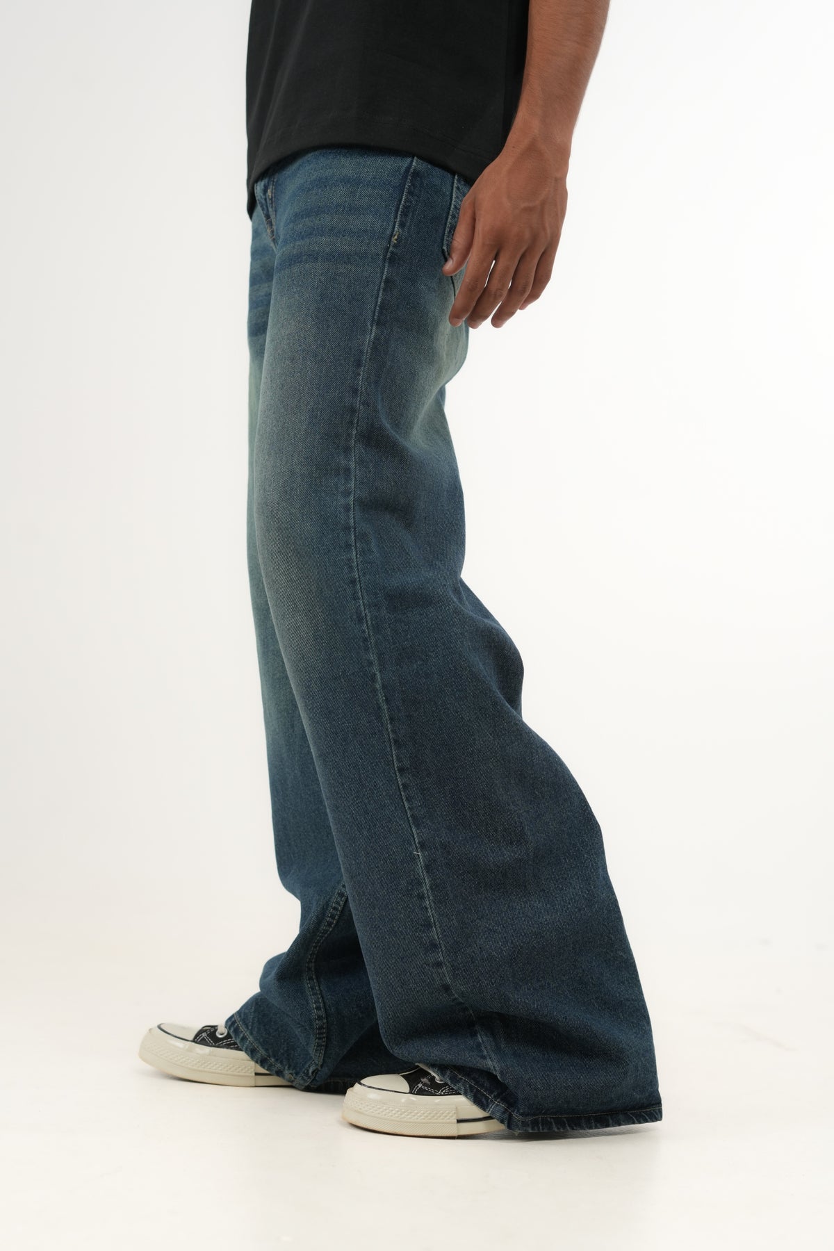 Vintage Blue Washed Denim