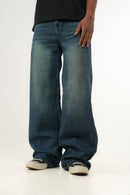 Vintage Blue Washed Denim
