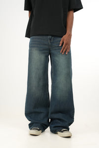 Vintage Blue Washed Denim