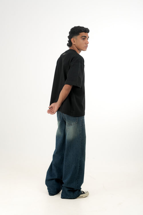 Vintage Blue Washed Denim