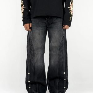Utility Seam Designer Denim - Black