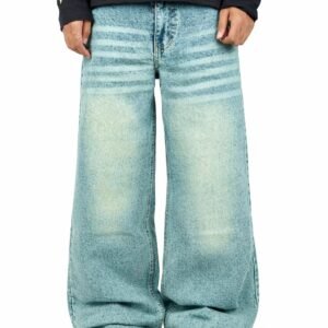 Glacier Wash Wide Denim