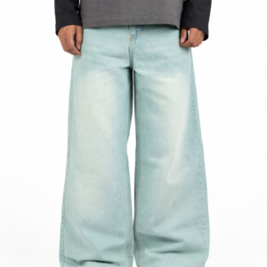 Cloudwash Wide-Leg Denim