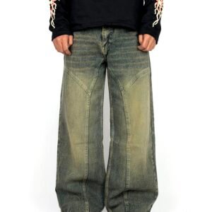Moss Panel Baggy Denim